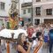 La virgen del Rosario lució restaurada en procesión