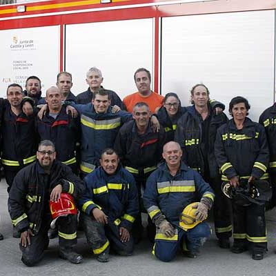 Bomberos voluntarios de la provincia reciben formación sobre actuación en incendios en el medio rural