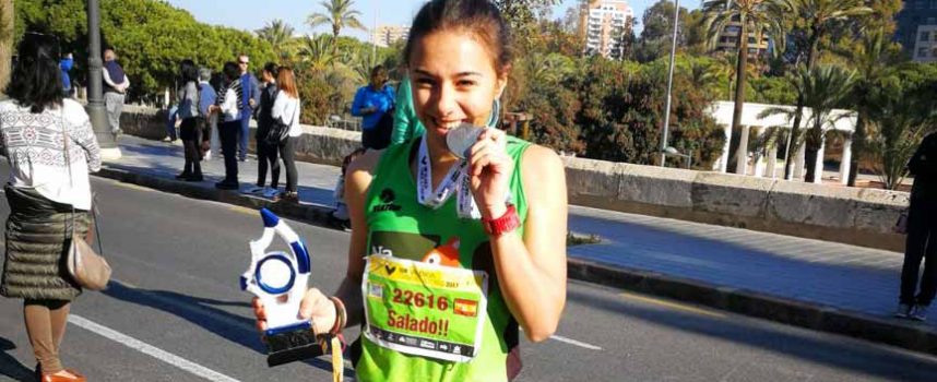 Marina Muñoz logra un segundo puesto en la prueba de 10 kilómetros de la Maratón de Valencia 