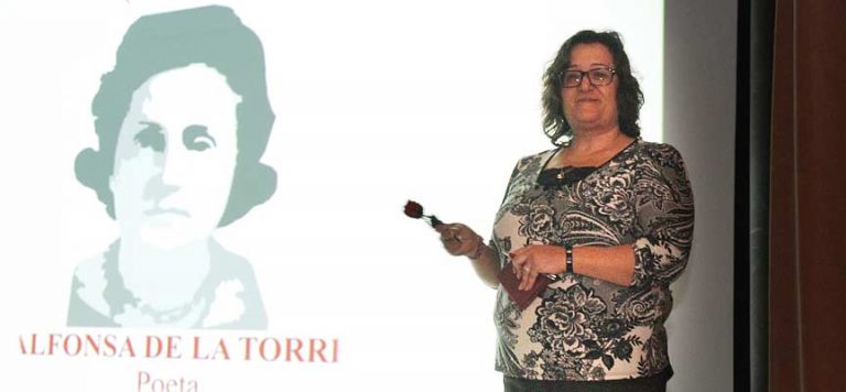 Mª Carmen Gómez presentará en diciembre su biografía de Alfonsa de la Torre
