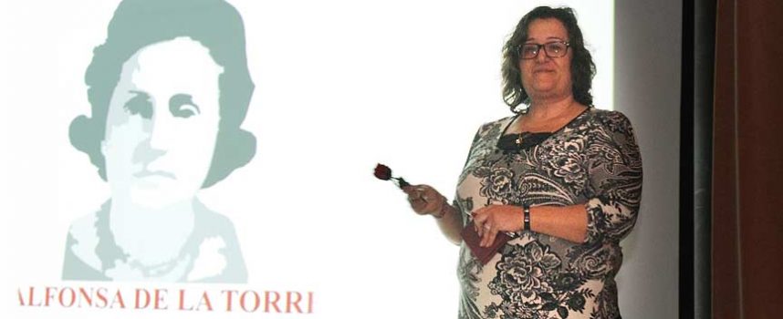 Mª Carmen Gómez presentará en diciembre su biografía de Alfonsa de la Torre