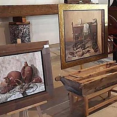 Fuenterrebollo acoge una exposición de pintura de seis artistas locales