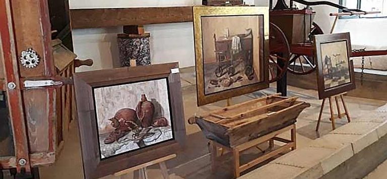 Fuenterrebollo acoge una exposición de pintura de seis artistas locales