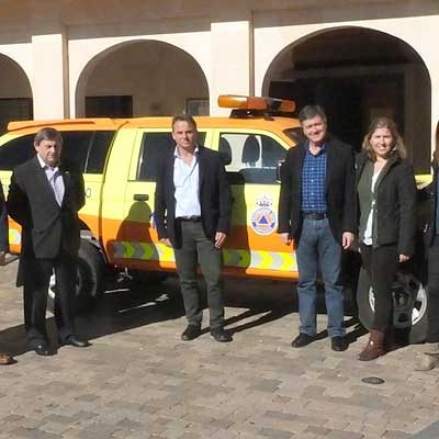 La Agrupación de Protección Civil de Cantalejo estrena nuevo vehículo