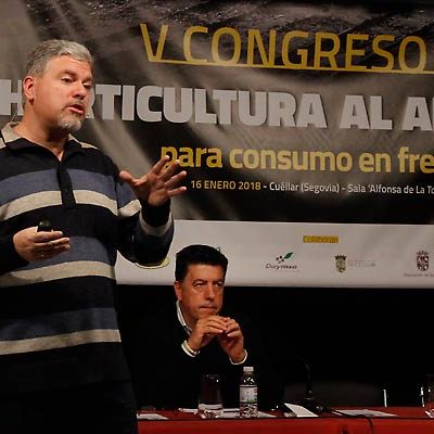El V Congreso de Horticultura al Aire Libre debatió en Cuéllar la situación y los avances del sector