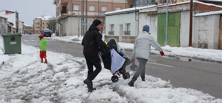 Vuelve la nieve con acumulaciones de hasta 8 centímetros en la provincia