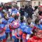 Música y color frente al frío en el carnaval de los colegios cuellaranos