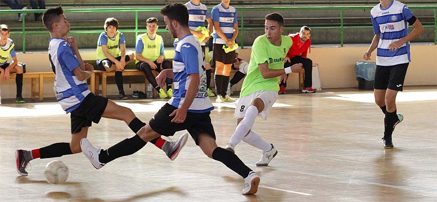 Partido entre el FS Cuéllar Cojalba y La Lastrilla en la División de Honor Juvenil