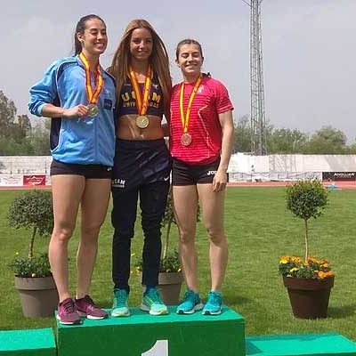 Ángela García logró el bronce en el Campeonato de España Universitario disputado en Andújar