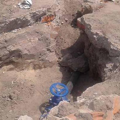 Alarma entre los vecinos de Narros de Cuéllar por el hallazgo de restos animales en su renovada red de agua potable