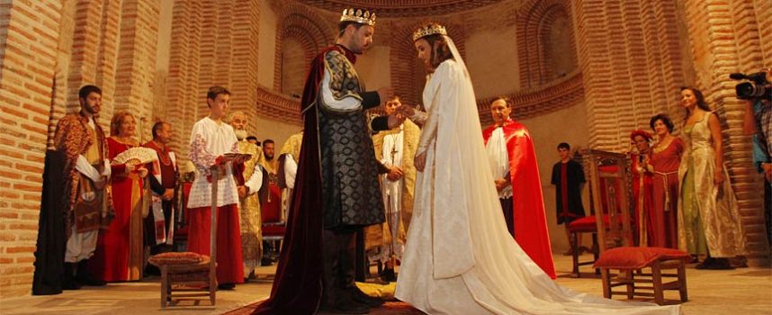 Cuéllar revivió un pasaje de su historia con la boda real de Pedro I de Castilla y Juana de Castro