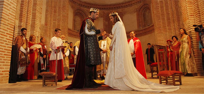 Recreación-histórica-de-la-boda-del-rey-Pedro-I-de-Castilla-en-Cuéllar-escuellar