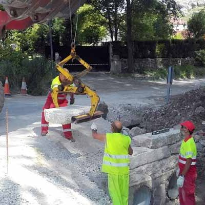 La Diputación realiza obras de ampliación de la calzada en la carretera de Vegafría a Membibre de la Hoz