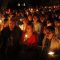 La luz de las velas iluminó el Santuario de El Henar