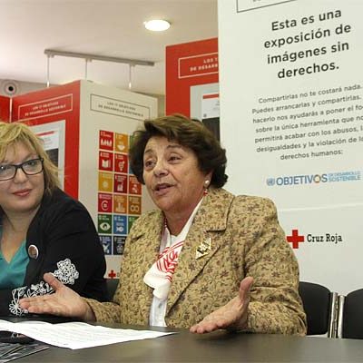 Cruz Roja acerca a Cuéllar la exposición `Imágenes sin derechos´