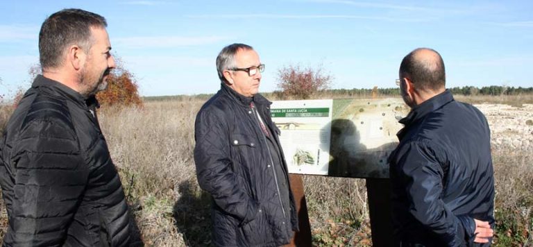 La Junta realiza la señalización didáctica del yacimiento arqueológico de la villa de Santa Lucía en Aguilafuente