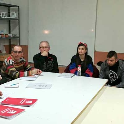 Sarrión participa en un encuentro para la elaboración de candidaturas unitarias en el partido judicial de Cuéllar