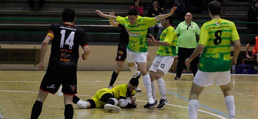 El FS Cuéllar cae derrotado en casa ante un Futsal Ibi más ambicioso