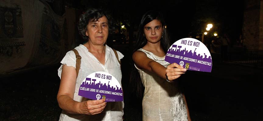 El Colectivo Feminista 8M satisfecho con la campaña `Cuéllar libre de agresiones machistas´
