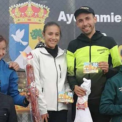 Marina Muñoz subió a lo más alto del podio en la V Carrera Pedestre `Descubre el Camino´ en Espirdo
