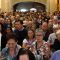 Centenares de personas acuden a su cita con la Virgen de El Henar a pesar de la climatología