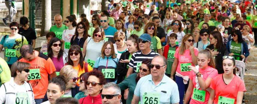 La II Marcha de la AECC en Cuéllar alcanza los 1.248 participantes
