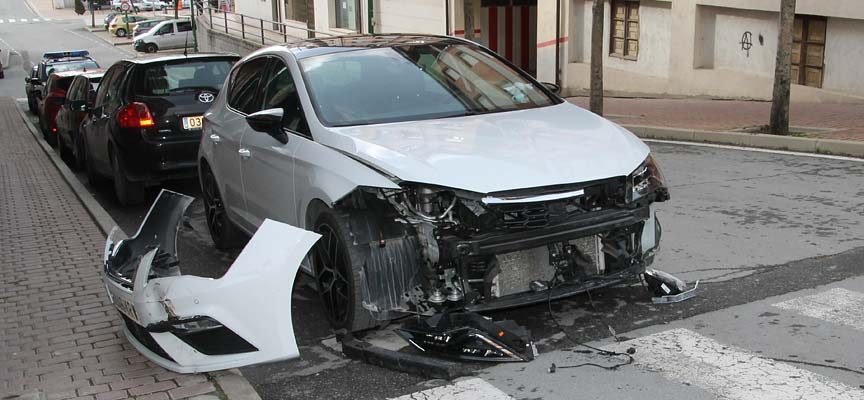 La colisión entre vehículos fue el motivo de 26 de los 36 accidentes registrados en Cuéllar en 2019