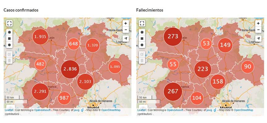 Segovia supera los 2.100 casos confirmados de la COVID-19