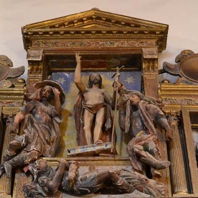 La Junta restaura el retablo `de los judíos´ de la iglesia de Fuente el Olmo de Fuentidueña