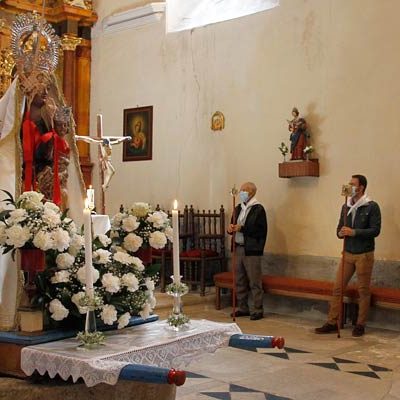 Los actos litúrgicos serán los protagonistas de las fiestas en honor a la virgen de La Palma