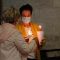 Un centenar de antorchas iluminaron el Santuario de El Henar