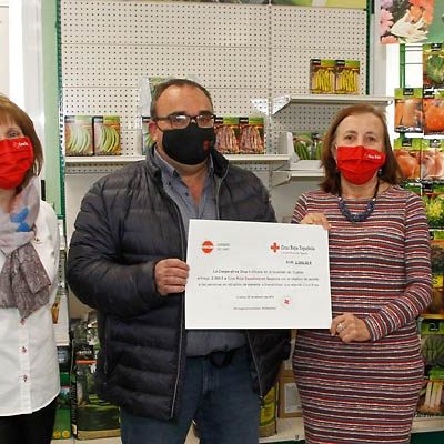 Cooperativa Glus I colabora con una donación de 2.500 euros en los proyectos de Cruz Roja Segovia