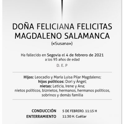 Feliciana Felicitas Magdaleno Salamanca