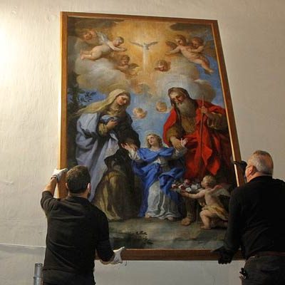 El cuadro de Luca Giordano de la parroquia de Cuéllar es una de las siete piezas que aporta Segovia a las Edades del Hombre