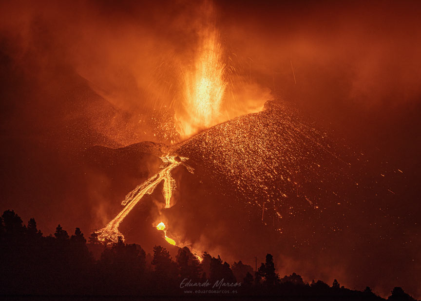 Volcán Cumbre Vieja. Foto Eduardo Marcos