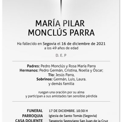 María Pilar Monclús Parra