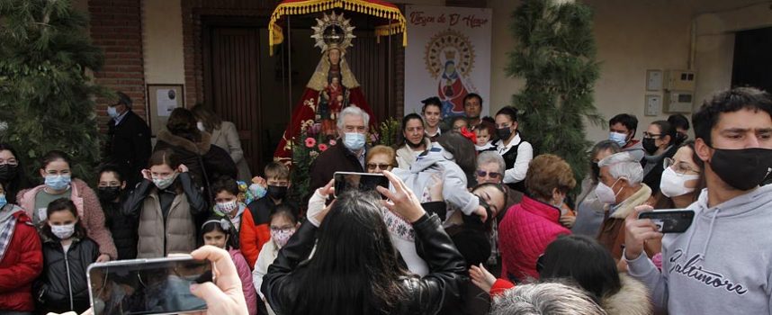 La Virgen de El Henar retoma su peregrinación por los barrios y entidades menores de Cuéllar