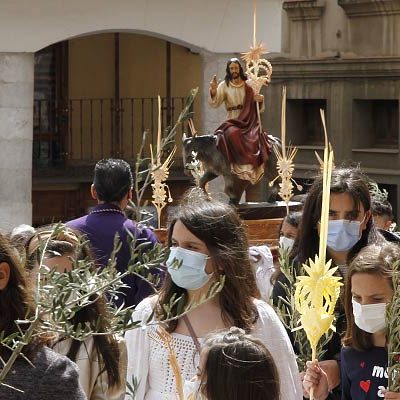 La Borriquilla vuelve a las calles de Cuéllar el Domingo de Ramos