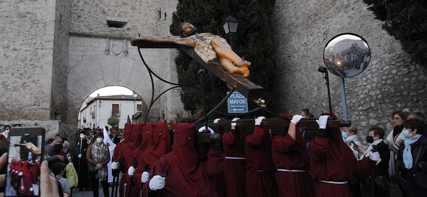 Procesión de Jueves Santo de 2022 en Cuéllar