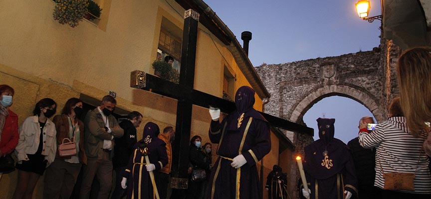 Procesión de Jueves Santo de 2022 en Cuéllar