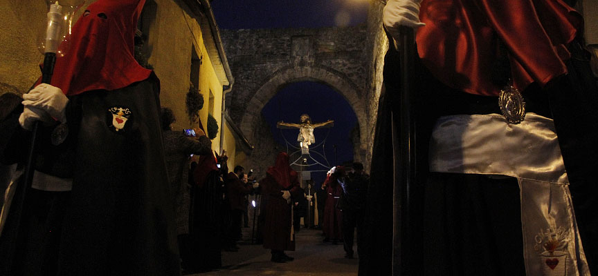 Procesión de Jueves Santo de 2022 en Cuéllar