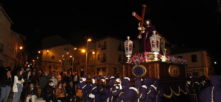 Procesión de Viernes Santo de 2022 en Cuéllar