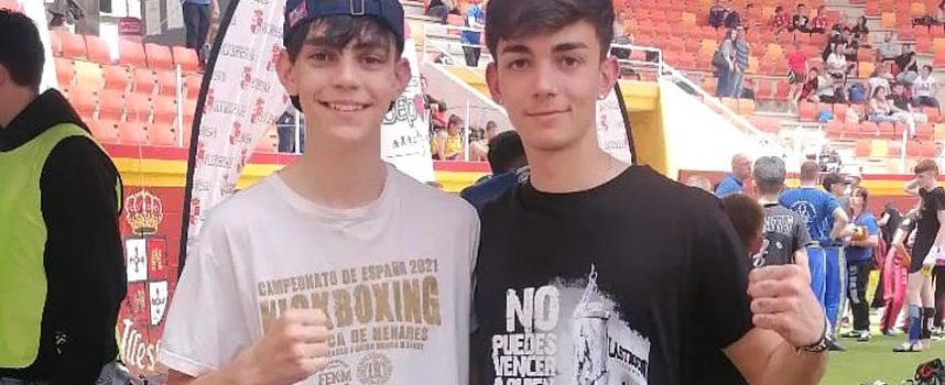 Hugo González sumó dos medallas en el Open Nacional de Illescas de kick boxing