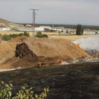 Medio Ambiente cifra en 230 hectáreas las afectadas por el incendio en Cuéllar