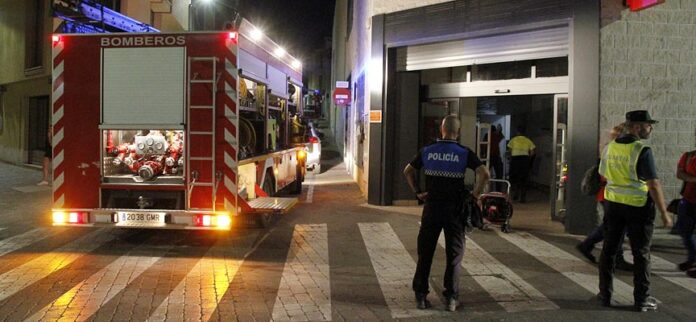 Accidente electrico en supermercado de Cuéllar