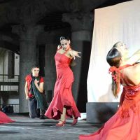 La compañía Carmen Amaya llenó con su danza el patio del castillo de Cuéllar