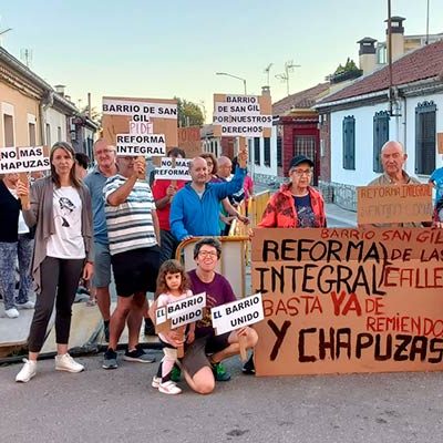 Los vecinos del barrio de San Gil se movilizan y reclaman una actuación integral en sus calles