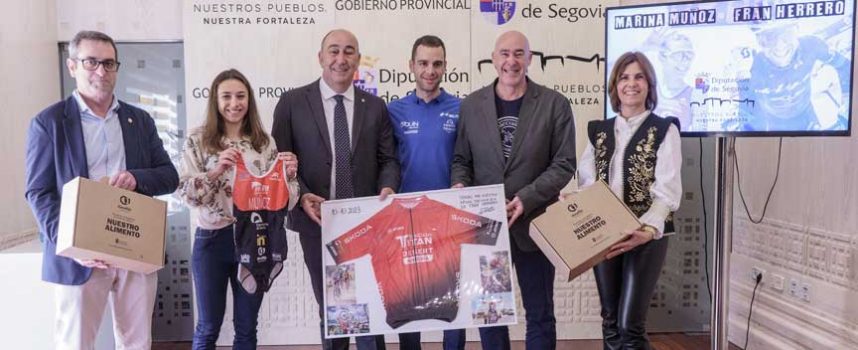 La Diputación de Segovia reconoce los éxitos deportivos de Marina Muñoz y Fran Herrero