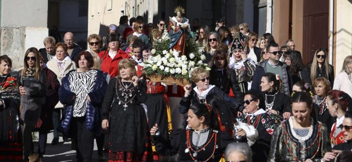 Celebración de Santa Águeda en Cuéllar en 2024. | Foto: Gabriel Gómez |