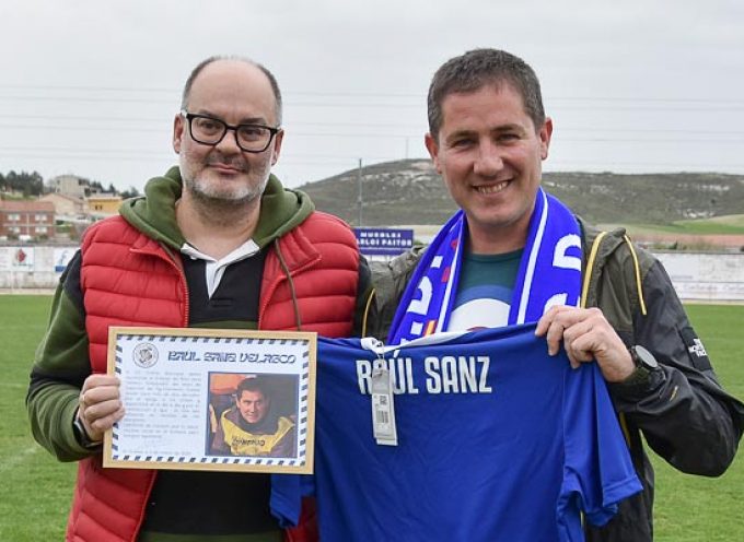 El CD Cuéllar reconoce el trabajo de Raúl Sanz en beneficio del deporte local